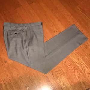 Ralph Lauren Flat Front Gray Dress Slacks 36x32